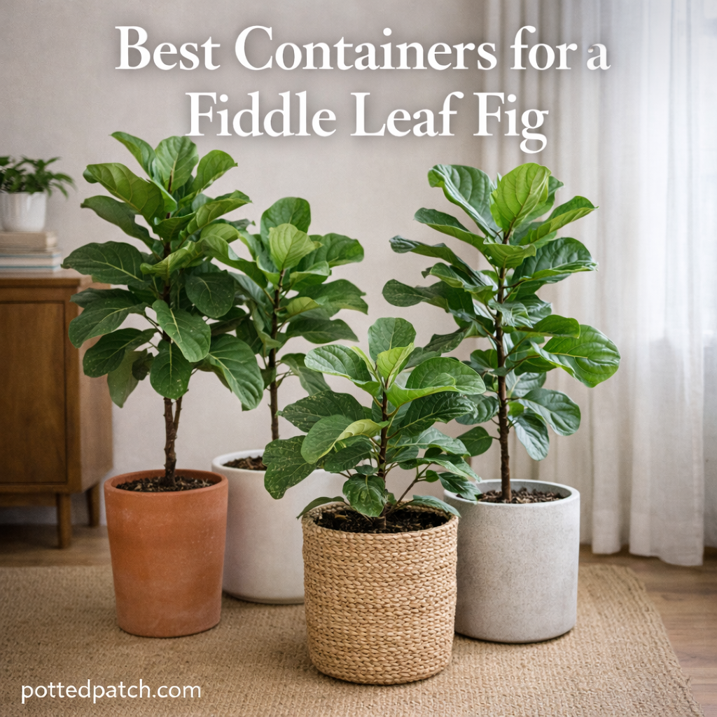 Best Containers for a Fiddle Leaf Fig