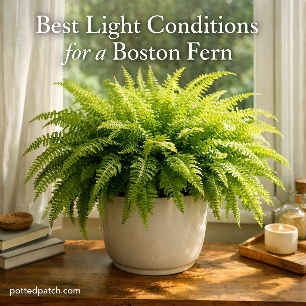Best Light Conditions for a Boston Fern