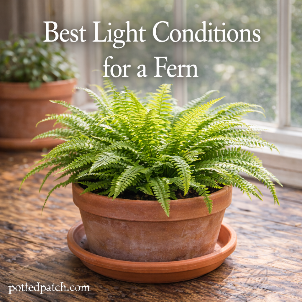 Best Light Conditions for a Fern