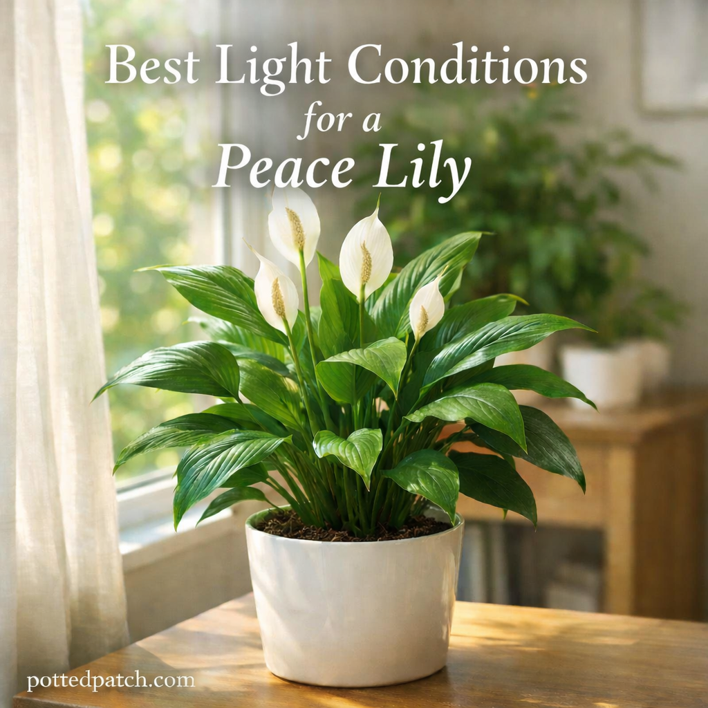 Best Light Conditions for a Peace Lily