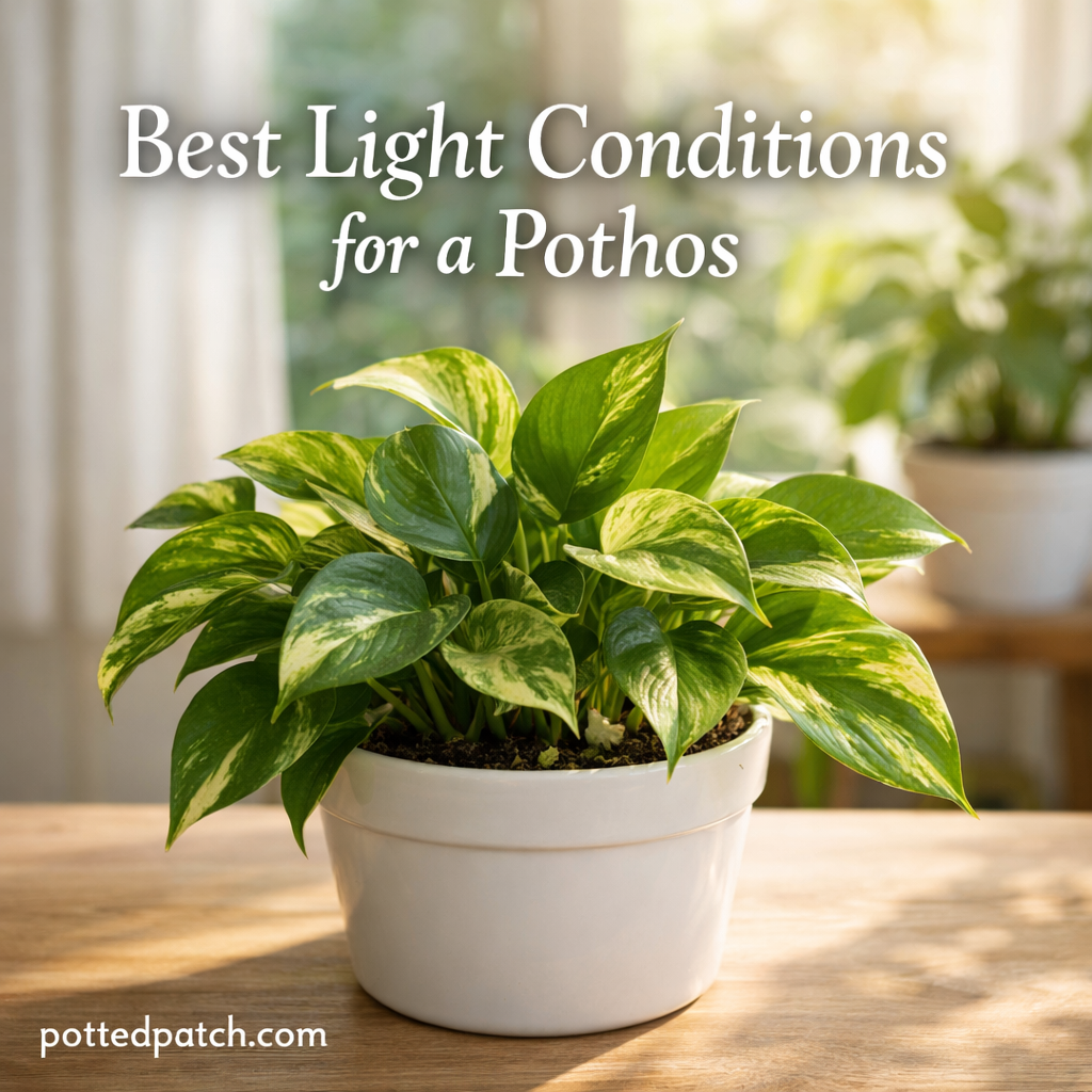 Best Light Conditions for a Pothos