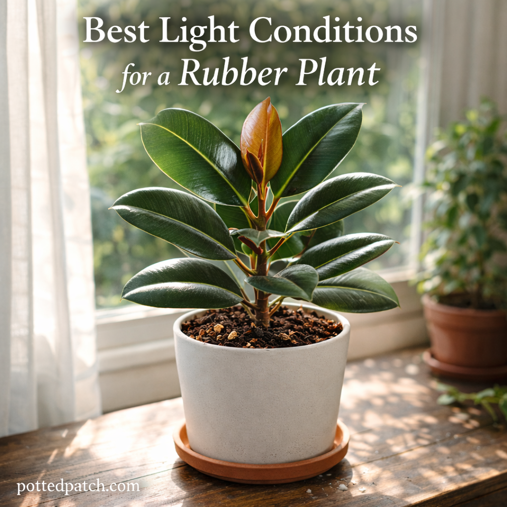 Best Light Conditions for a Rubber Plant