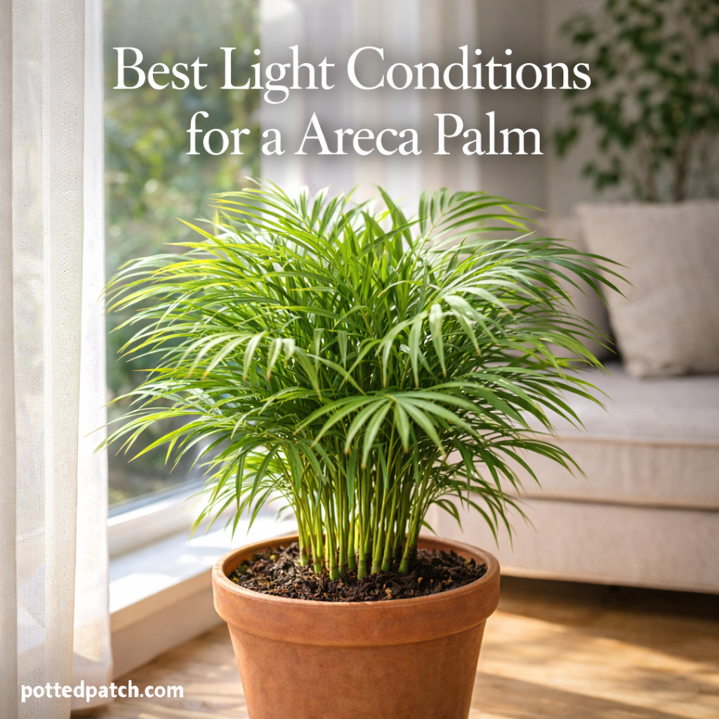 Best Light Conditions for an Areca Palm