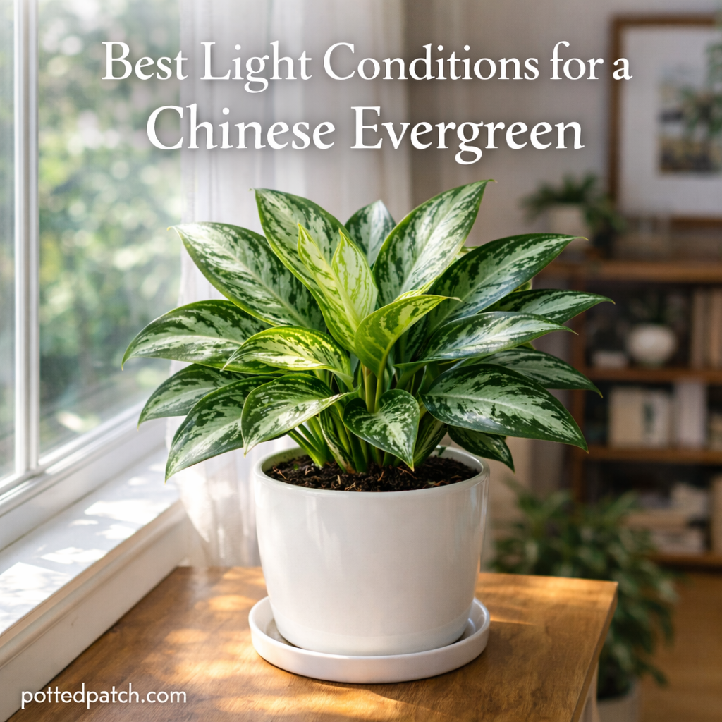 Best Light Conditions for a Chinese Evergreen