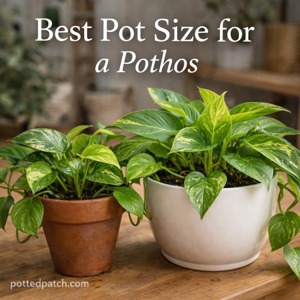Best Pot Size for a Pothos