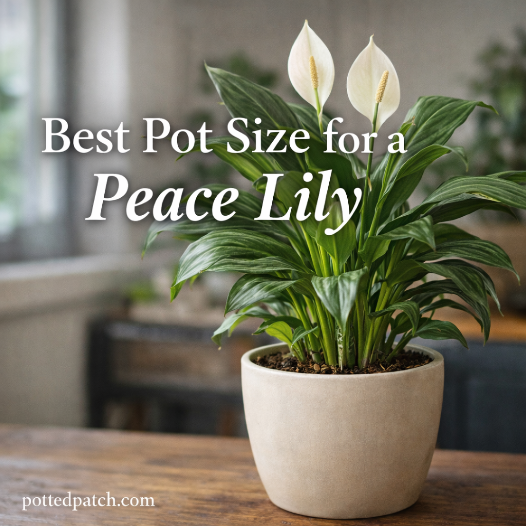 Best Pot Size for a Peace Lily