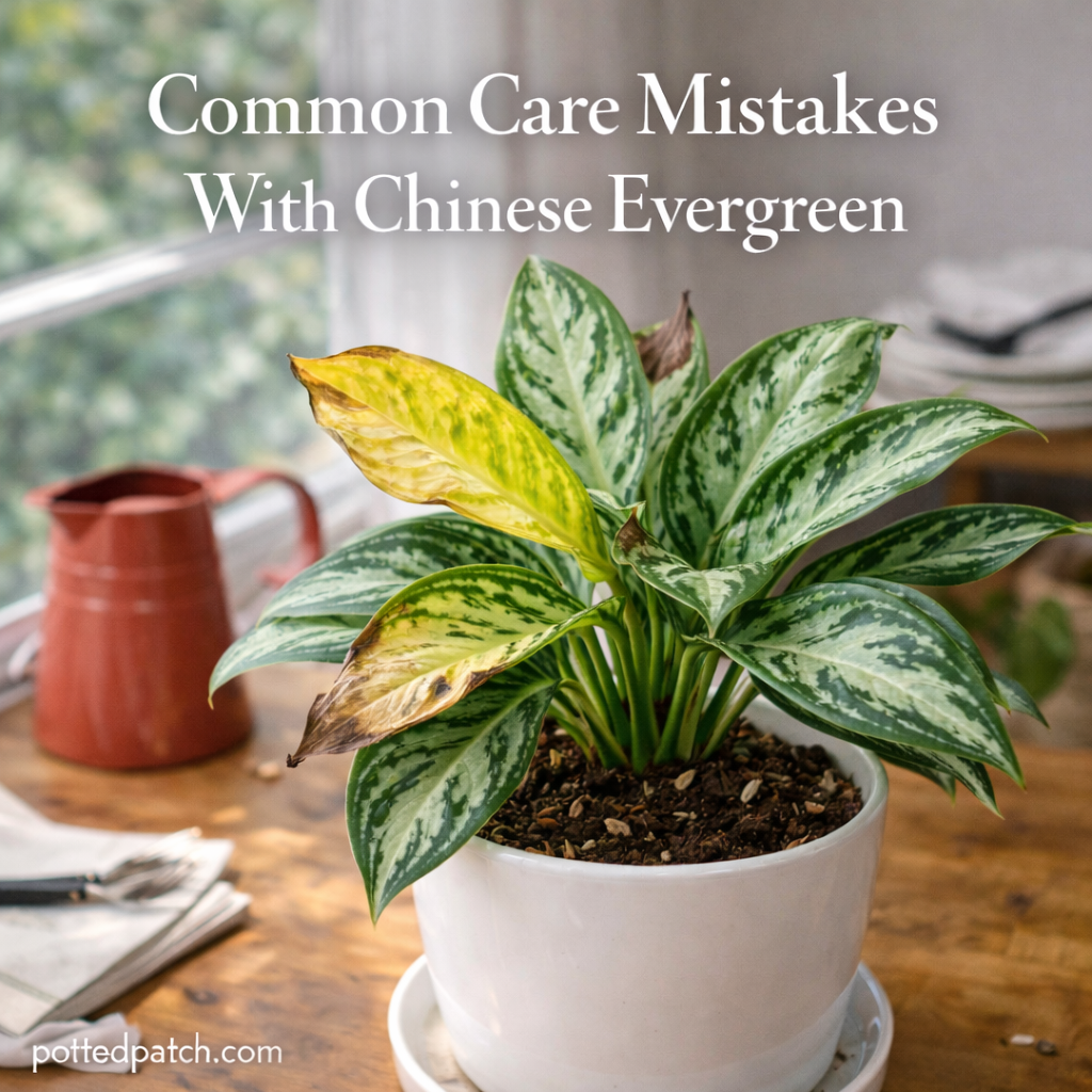 Common Care Mistakes With Chinese Evergreen
