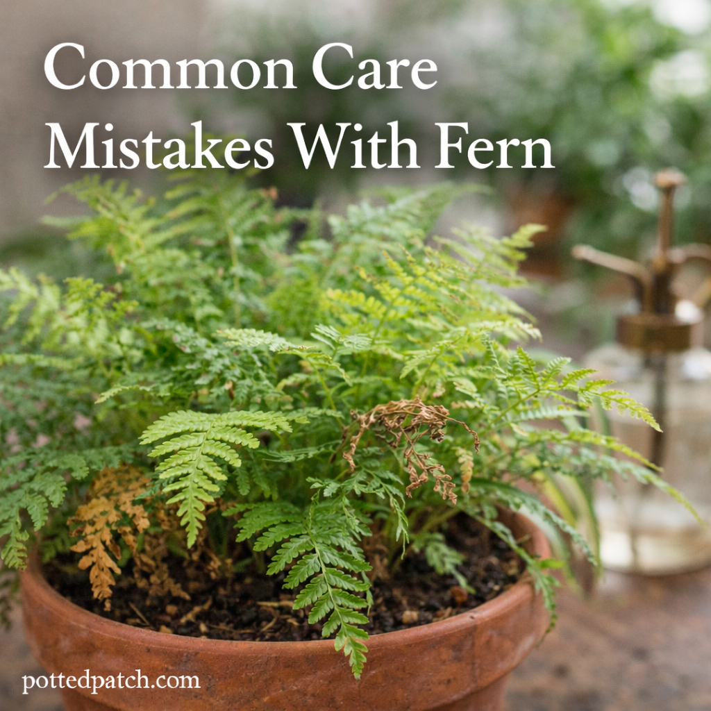 Common Care Mistakes With Fern