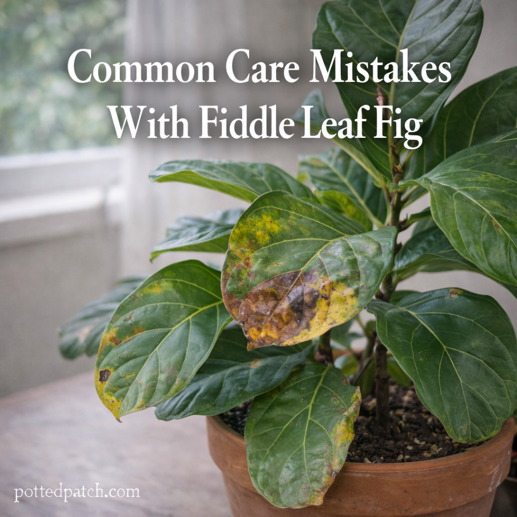 Common Care Mistakes With Fiddle Leaf Fig