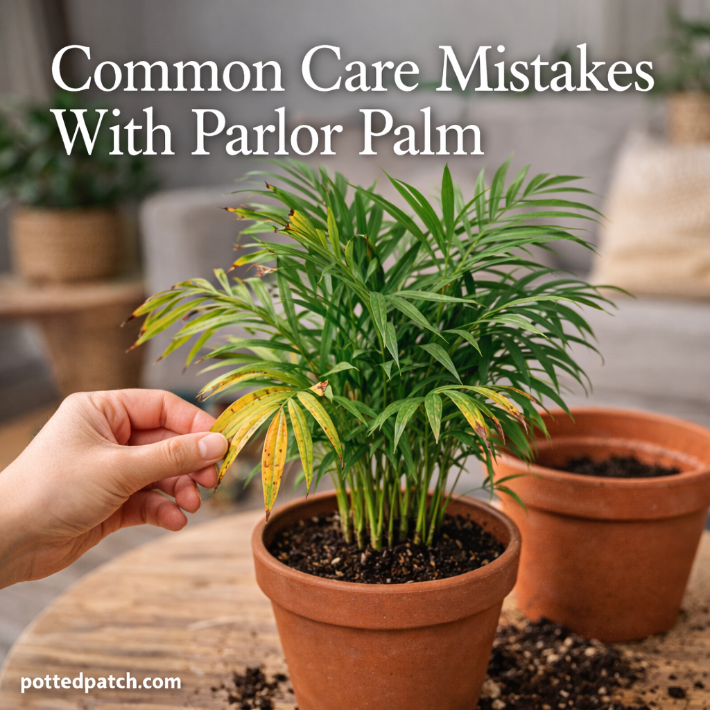 Common Care Mistakes With Parlor Palm