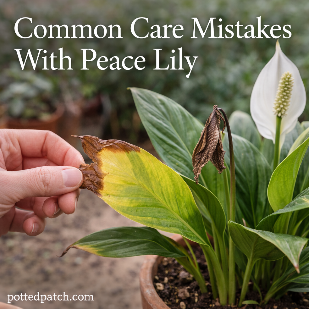 Common Care Mistakes With Peace Lily