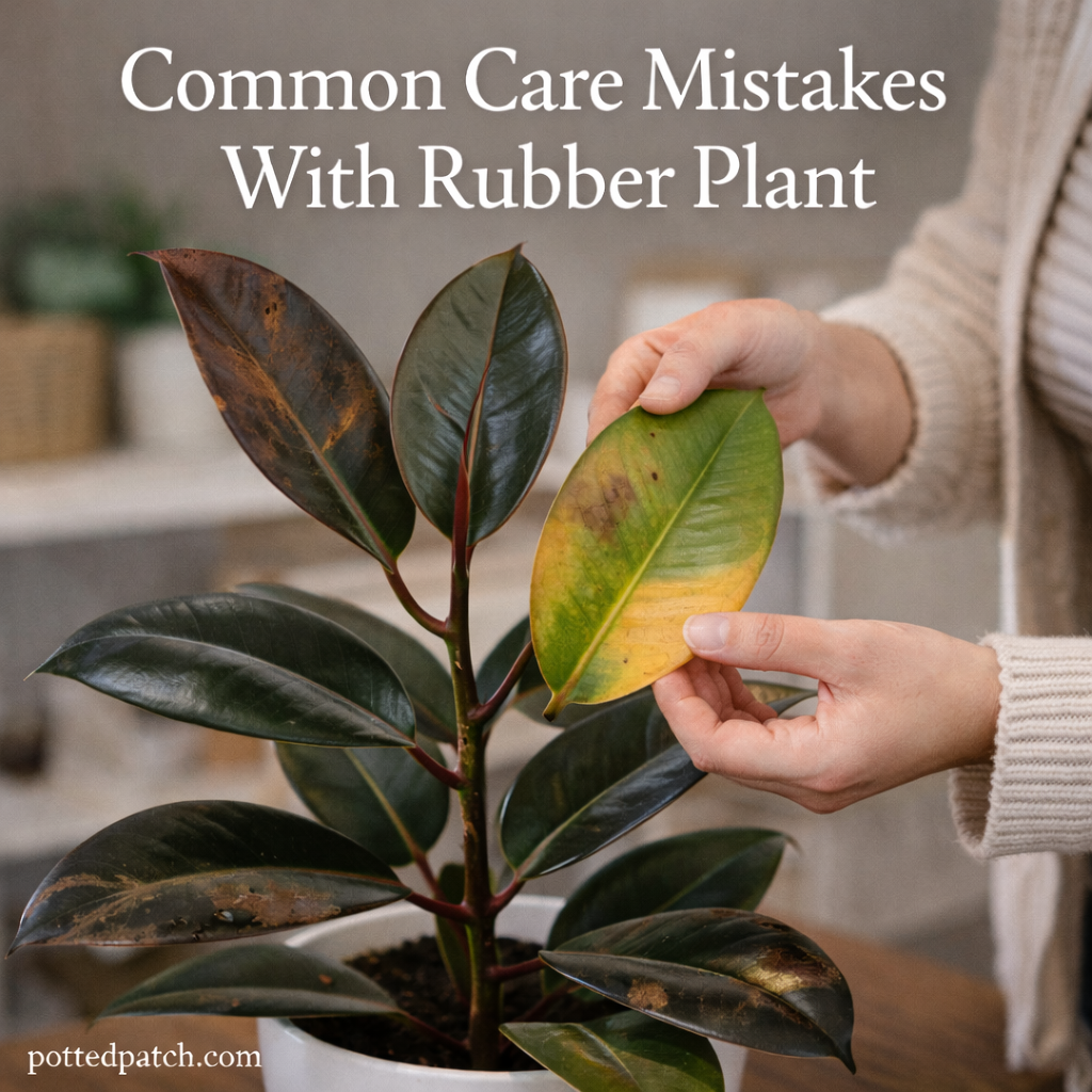 Common Care Mistakes With Rubber Plant