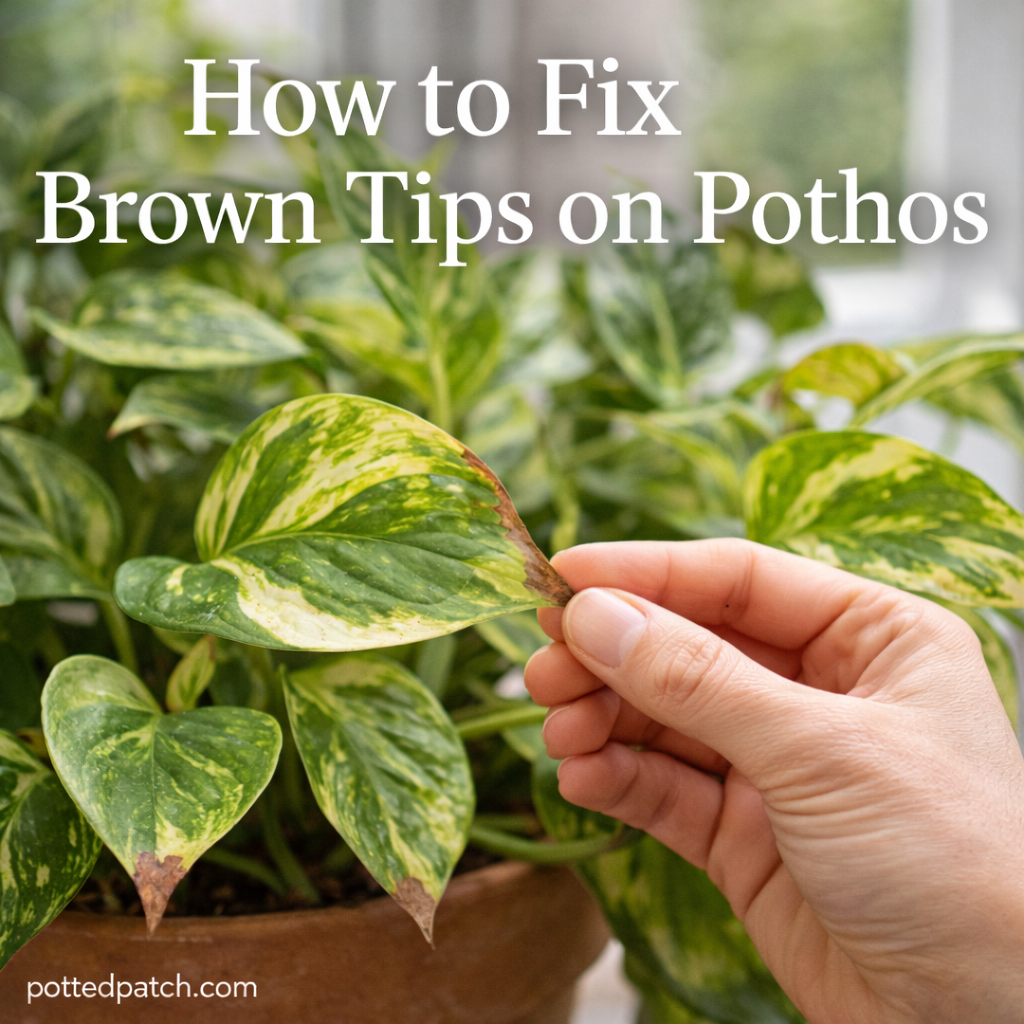 How to Fix Brown Tips on Pothos