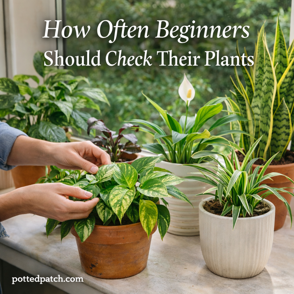 How Often Beginners Should Check Their Plants