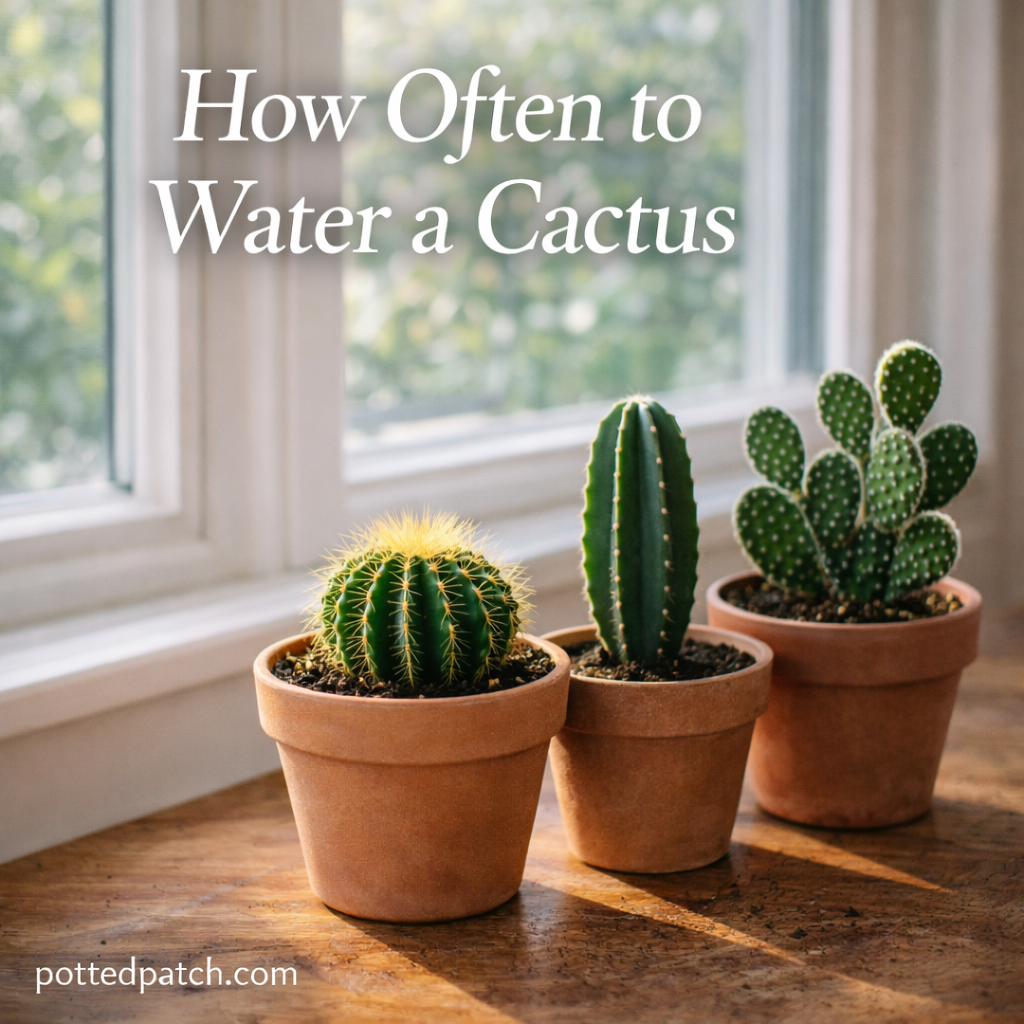 How Often to Water a Cactus