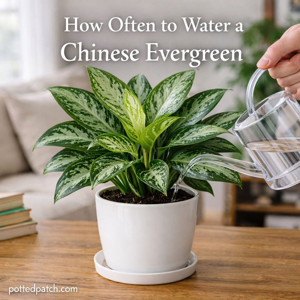 How Often to Water a Chinese Evergreen