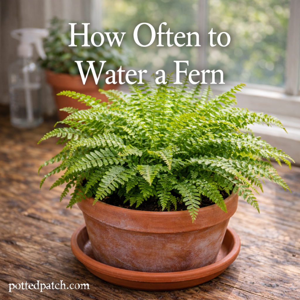 How Often to Water a Fern
