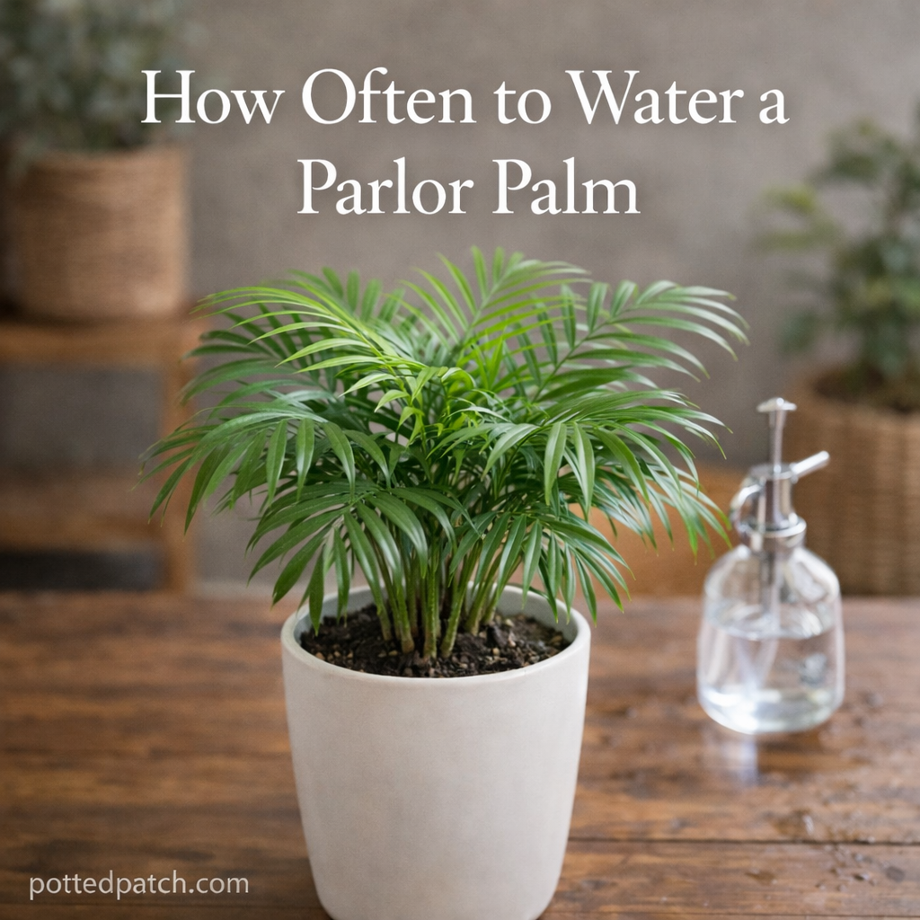 How Often to Water a Parlor Palm
