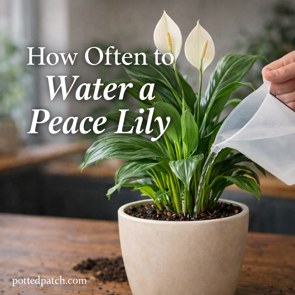 How Often to Water a Peace Lily