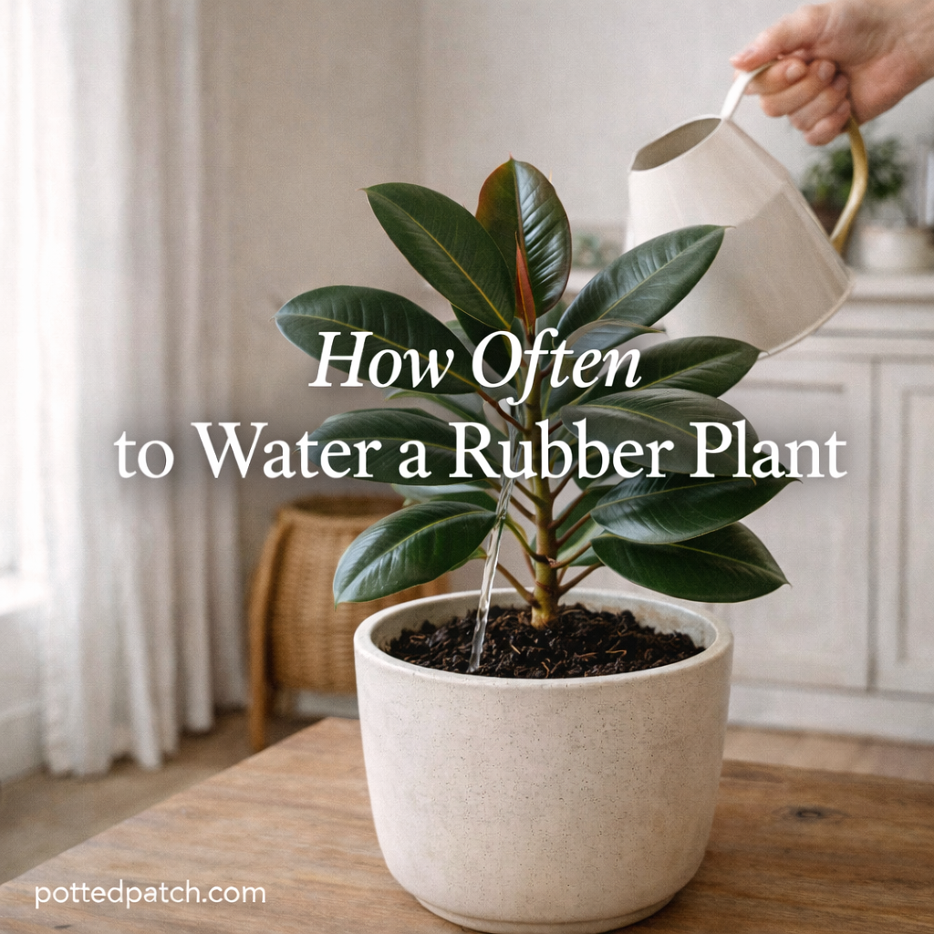 How Often to Water a Rubber Plant
