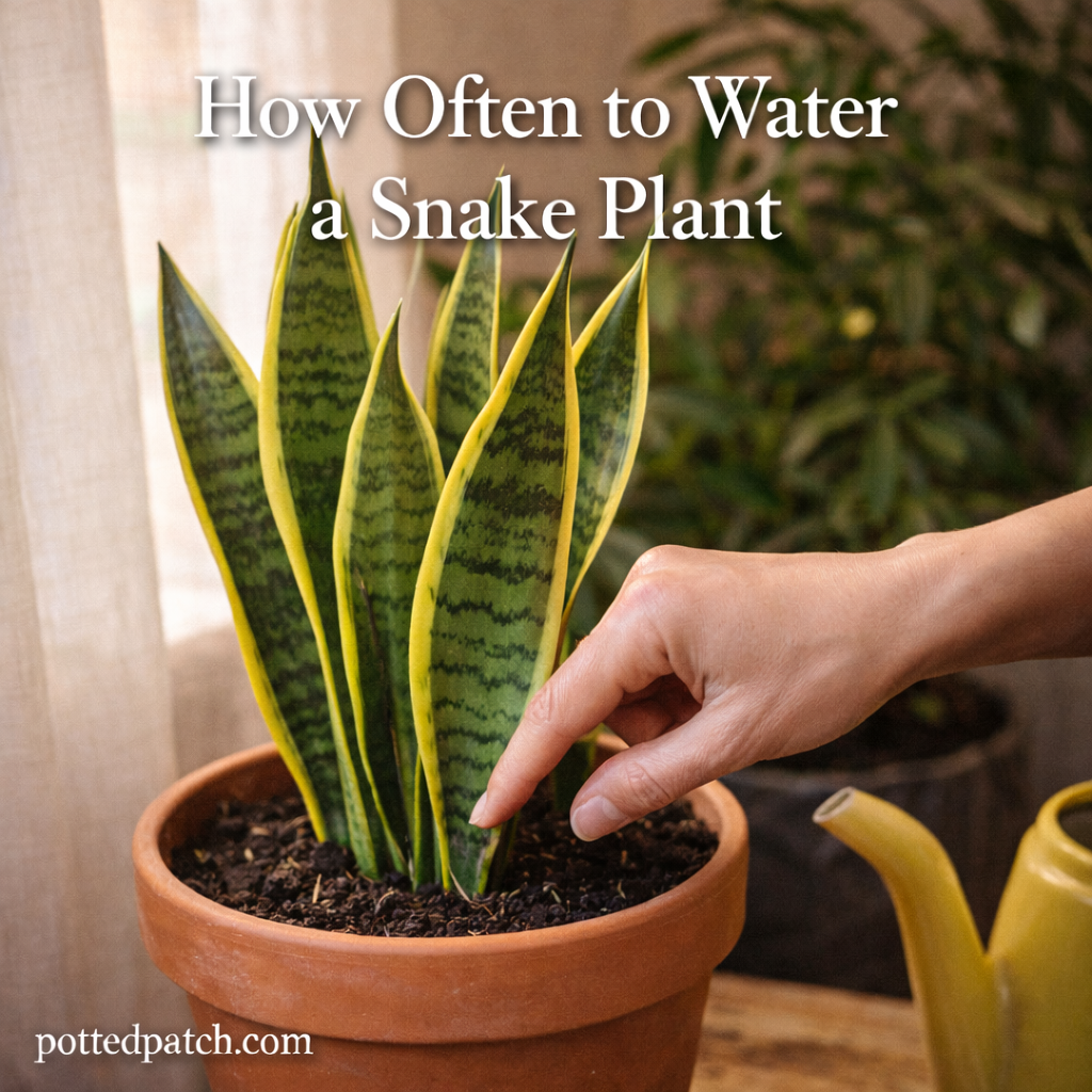 How Often to Water a Snake Plant