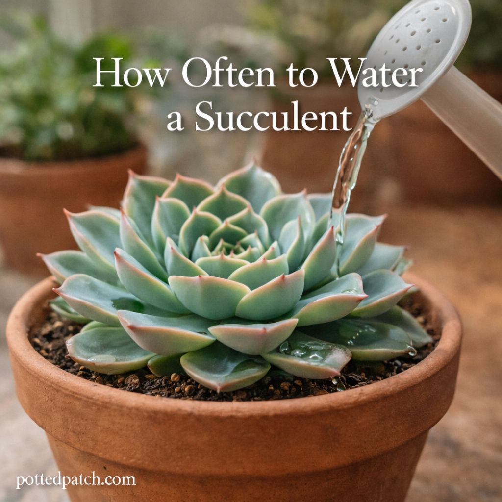 How Often to Water a Succulent
