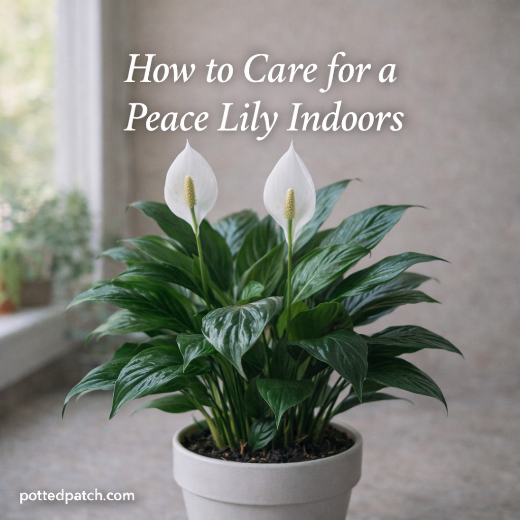 How to Care for a Peace Lily Indoors