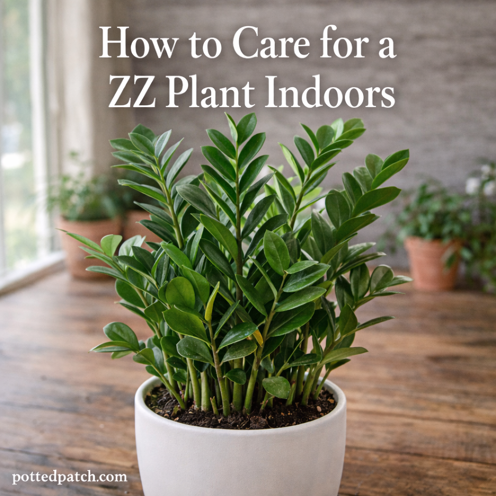 How to Care for a ZZ Plant Indoors