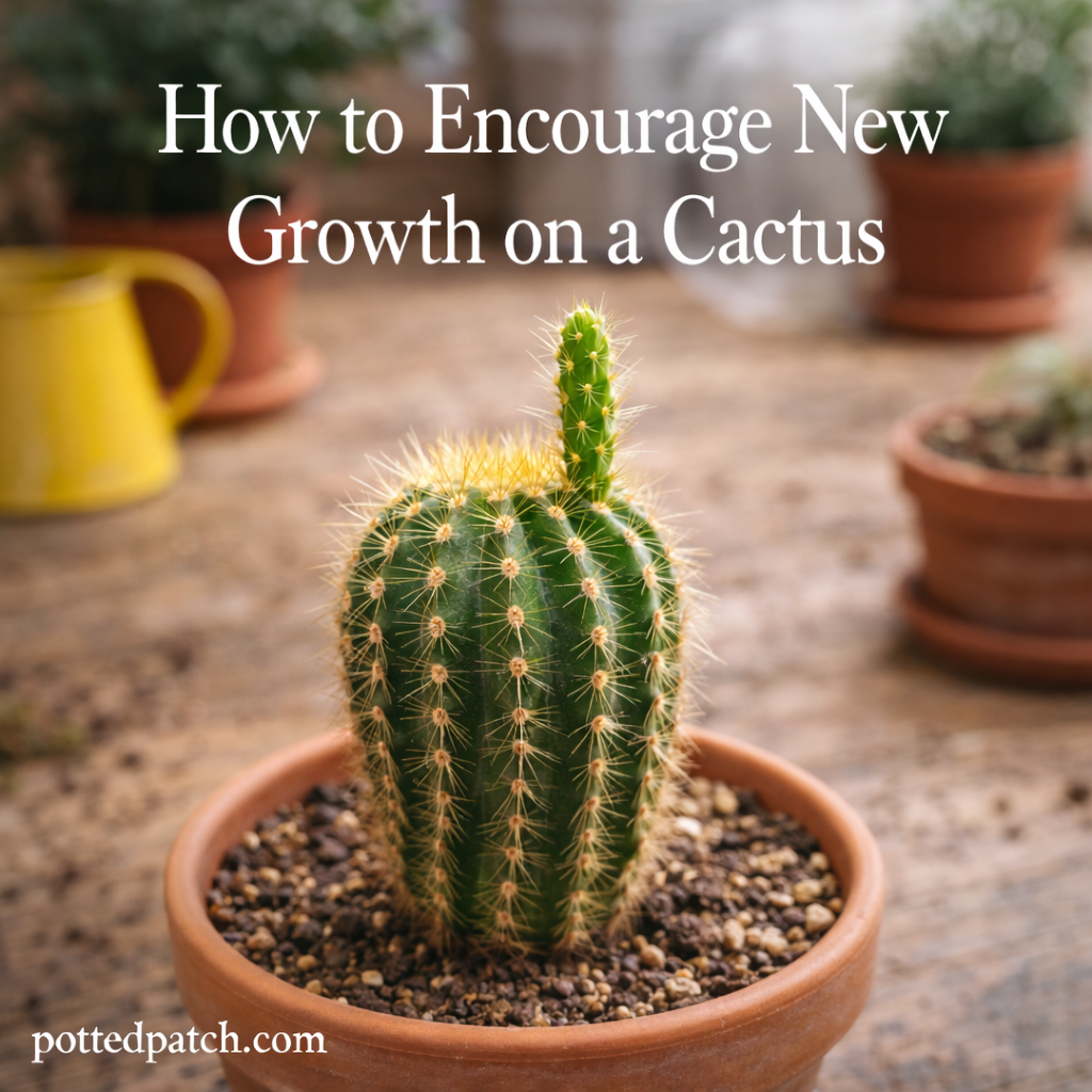How to Encourage New Growth on a Cactus