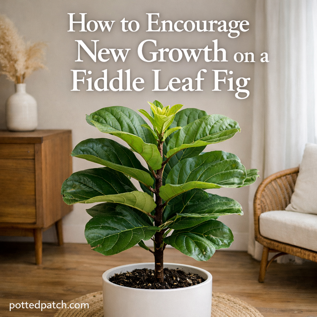 How to Encourage New Growth on a Fiddle Leaf Fig