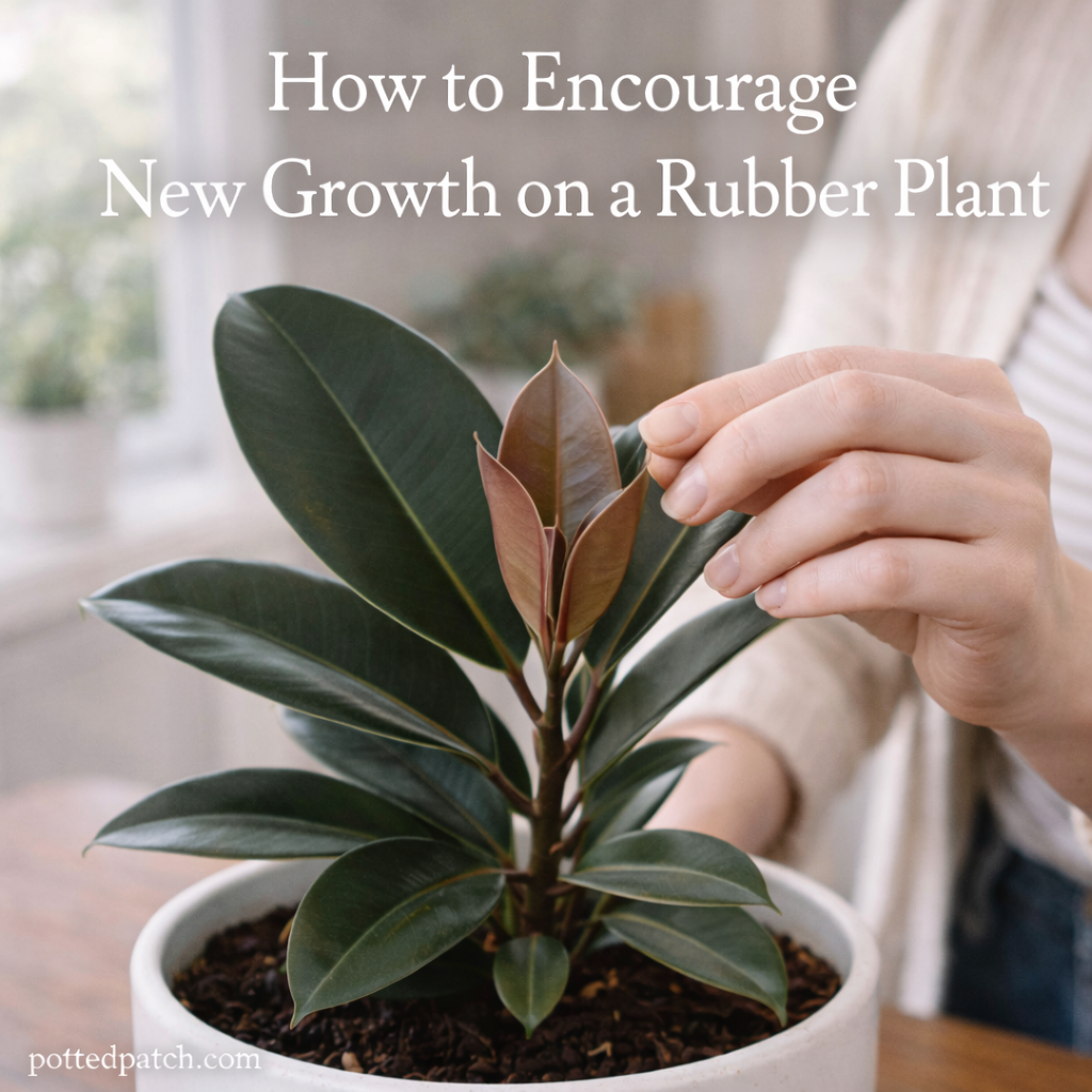 How to Encourage New Growth on a Rubber Plant