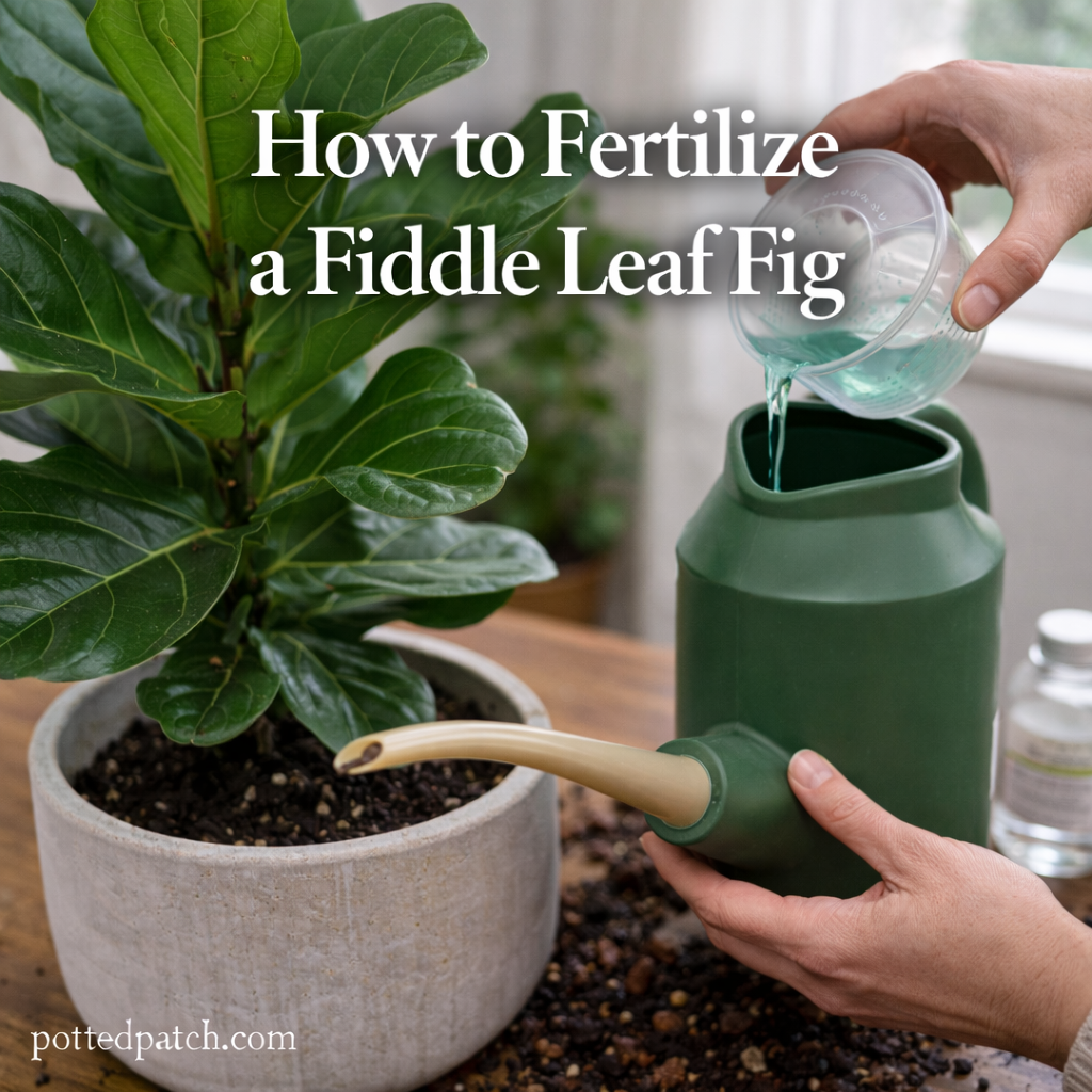 How to Fertilize a Fiddle Leaf Fig