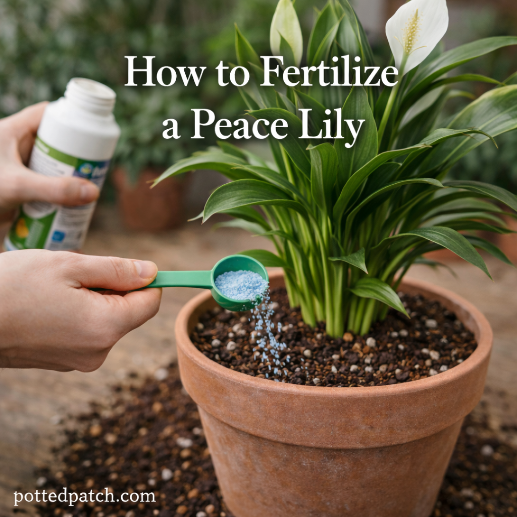 How to Fertilize a Peace Lily
