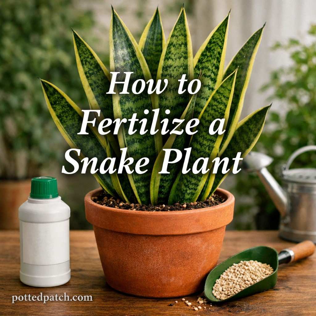 How to Fertilize a Snake Plant