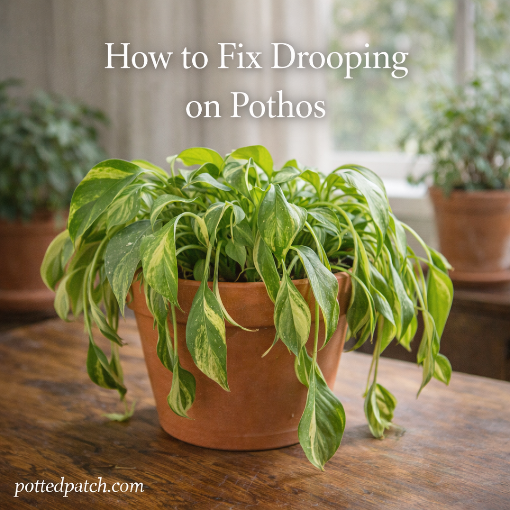 How to Fix Drooping on Pothos