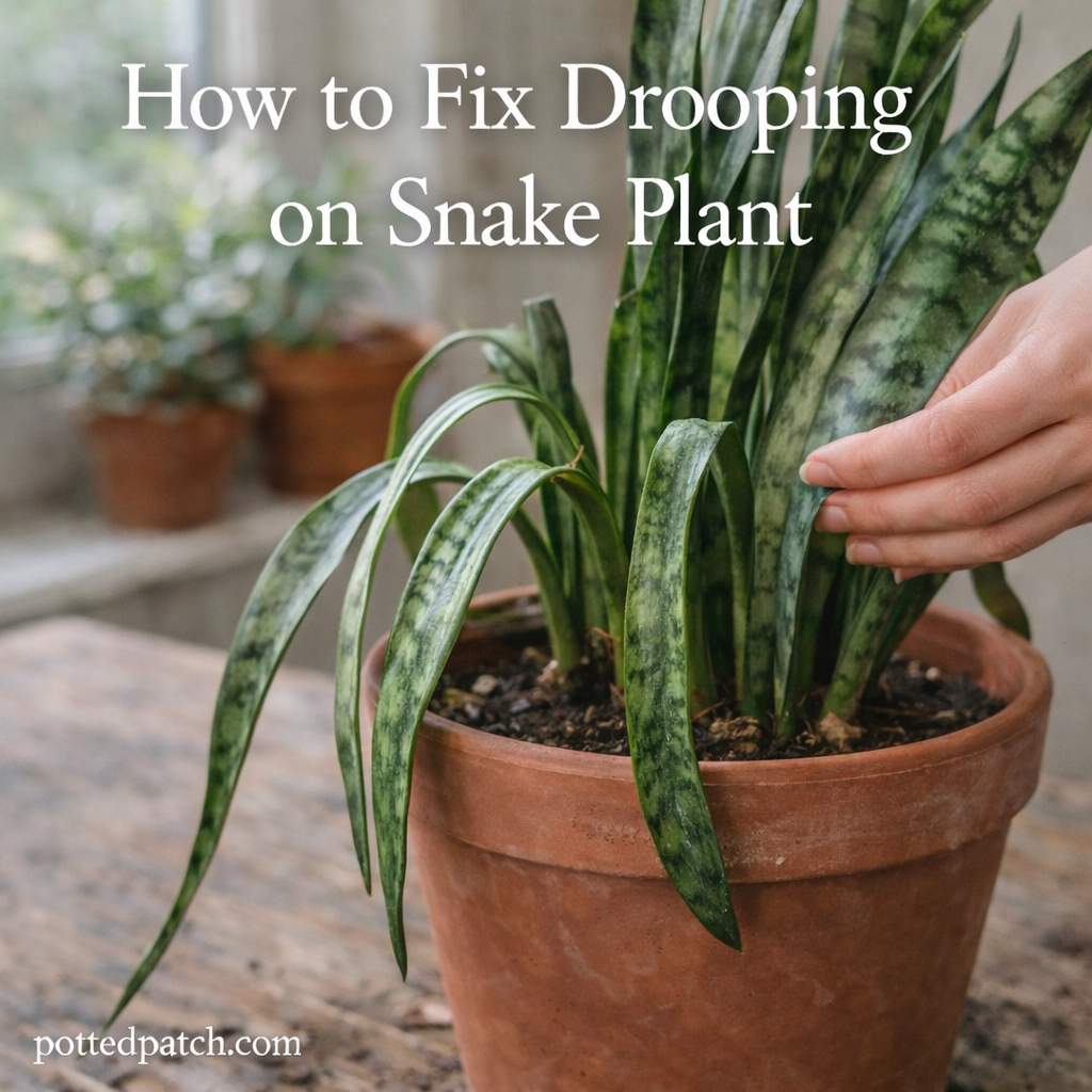 How to Fix Drooping on a Snake Plant