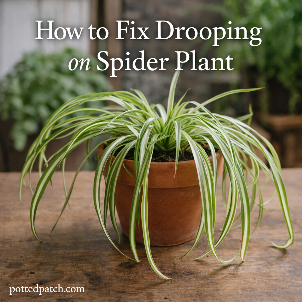 How to Fix Drooping on Spider Plant