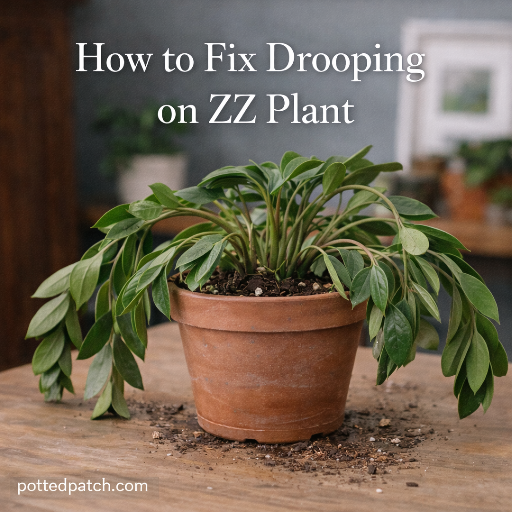 How to Fix Drooping on ZZ Plant