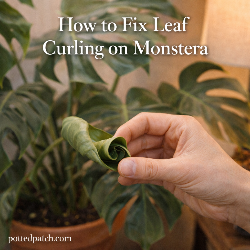 How to Fix Leaf Curling on Monstera