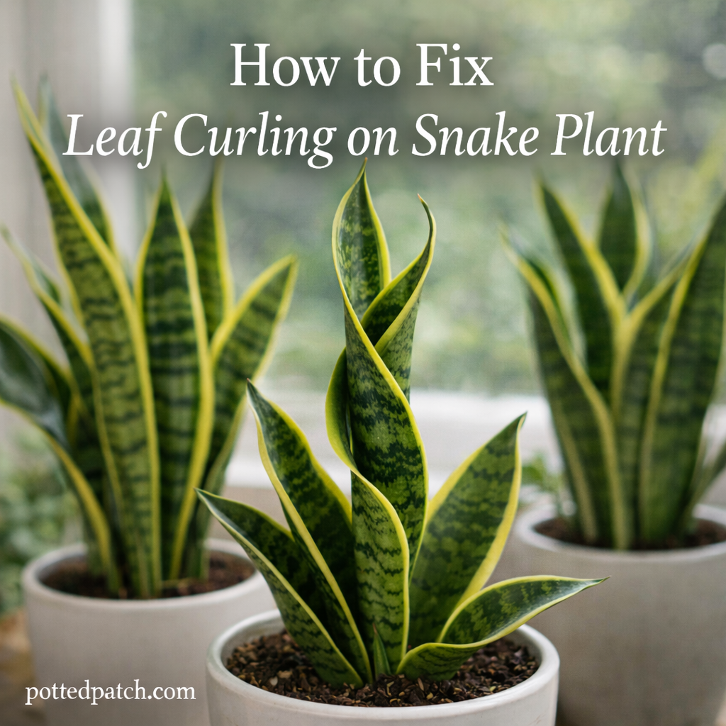 How to Fix Leaf Curling on Snake Plant