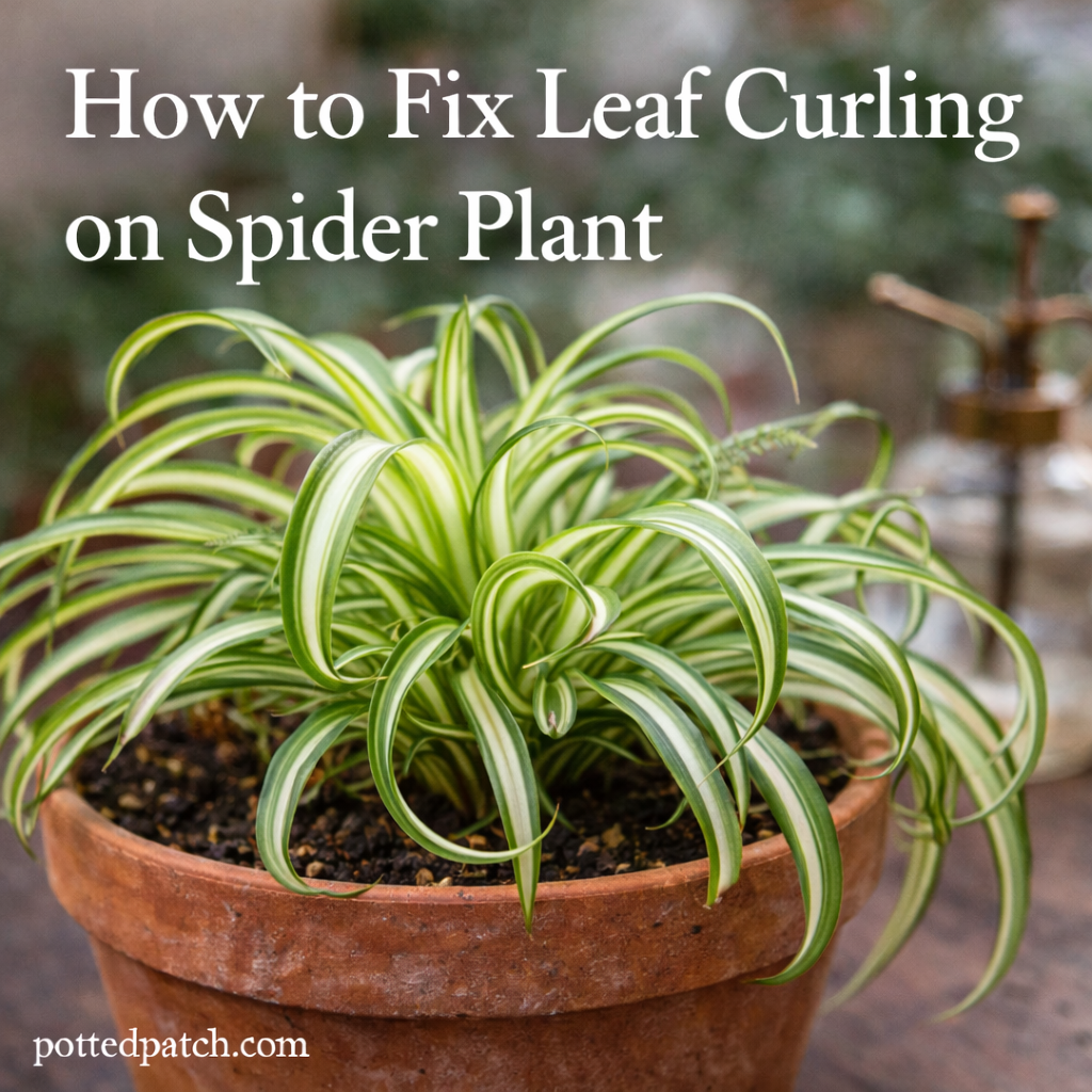 How to Fix Leaf Curling on Spider Plant