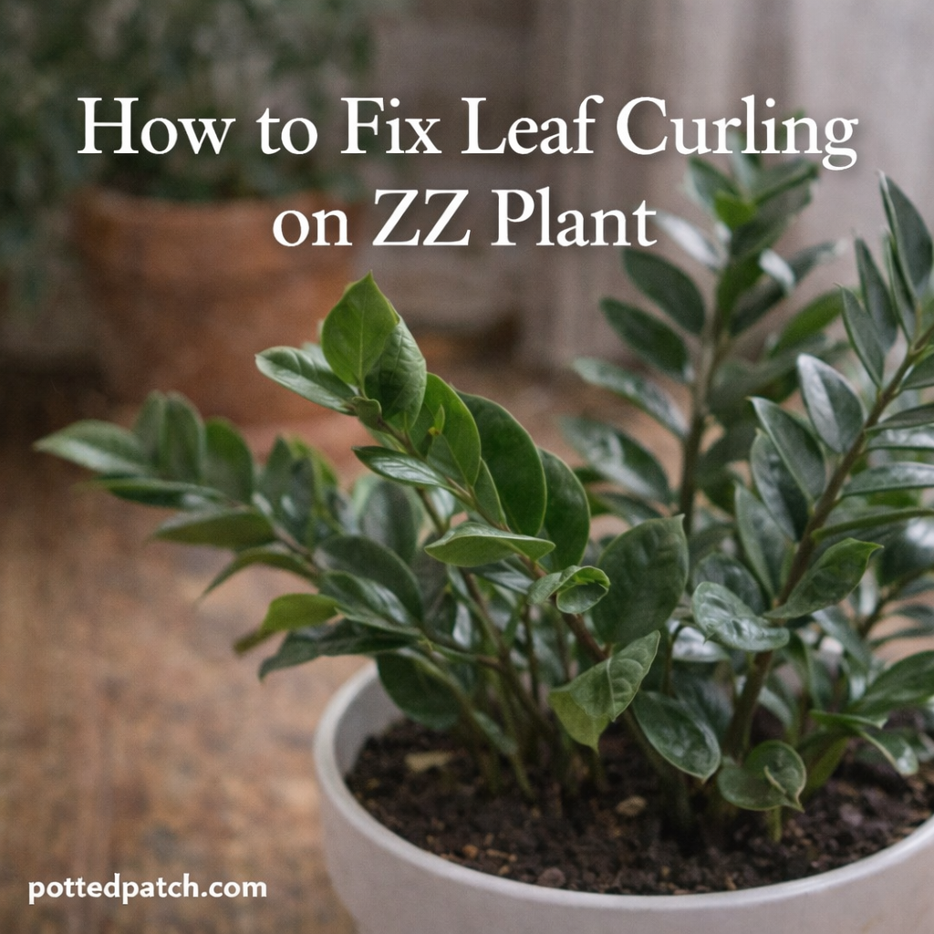 How to Fix Leaf Curling on ZZ Plant