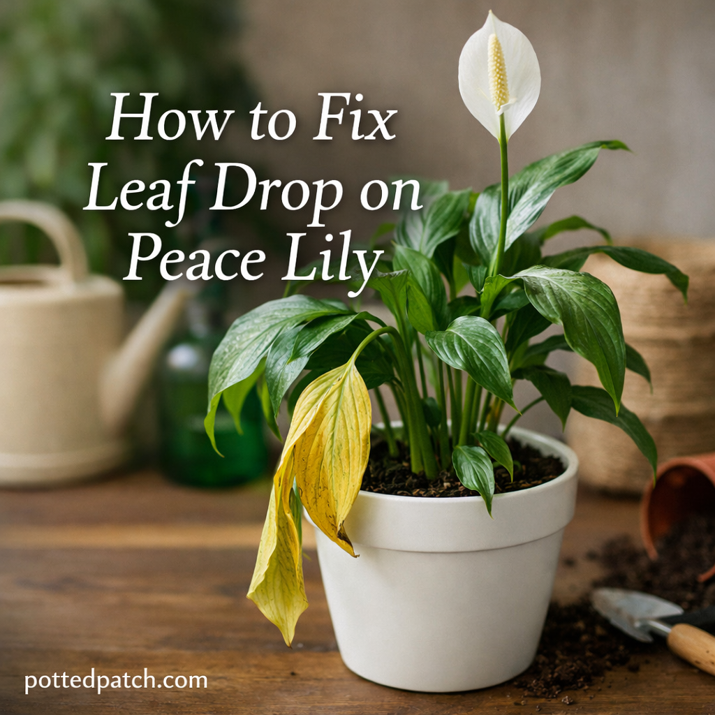 How to Fix Leaf Drop on Peace Lily