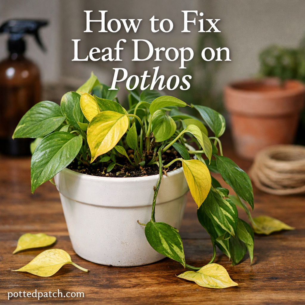 How to Fix Leaf Drop on Pothos