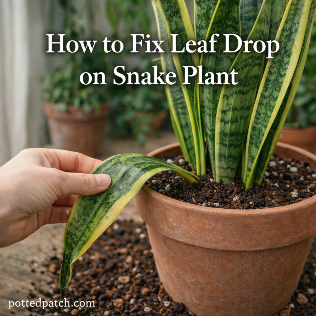 How to Fix Leaf Drop on Snake Plant