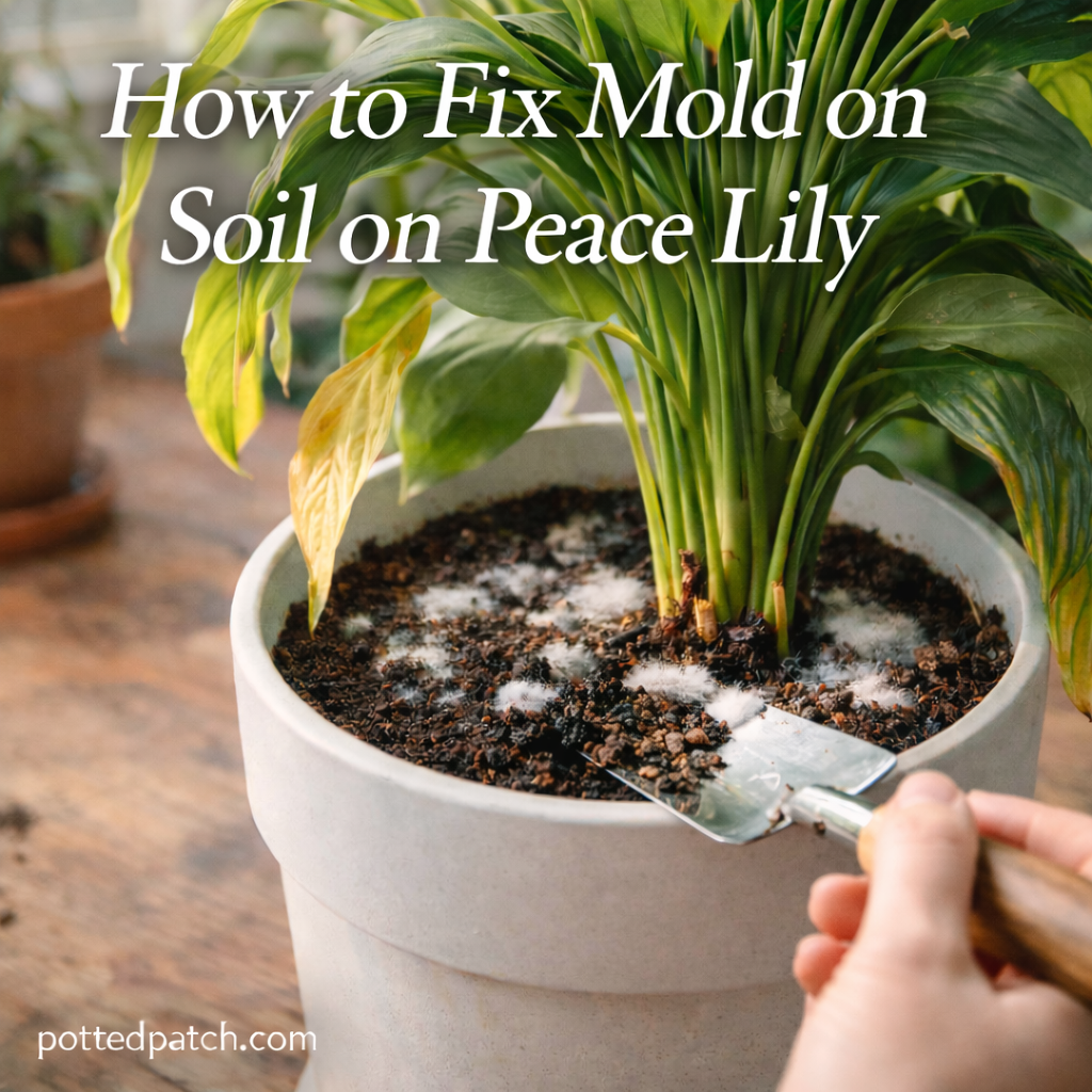 How to Fix Mold on Soil on Peace Lily