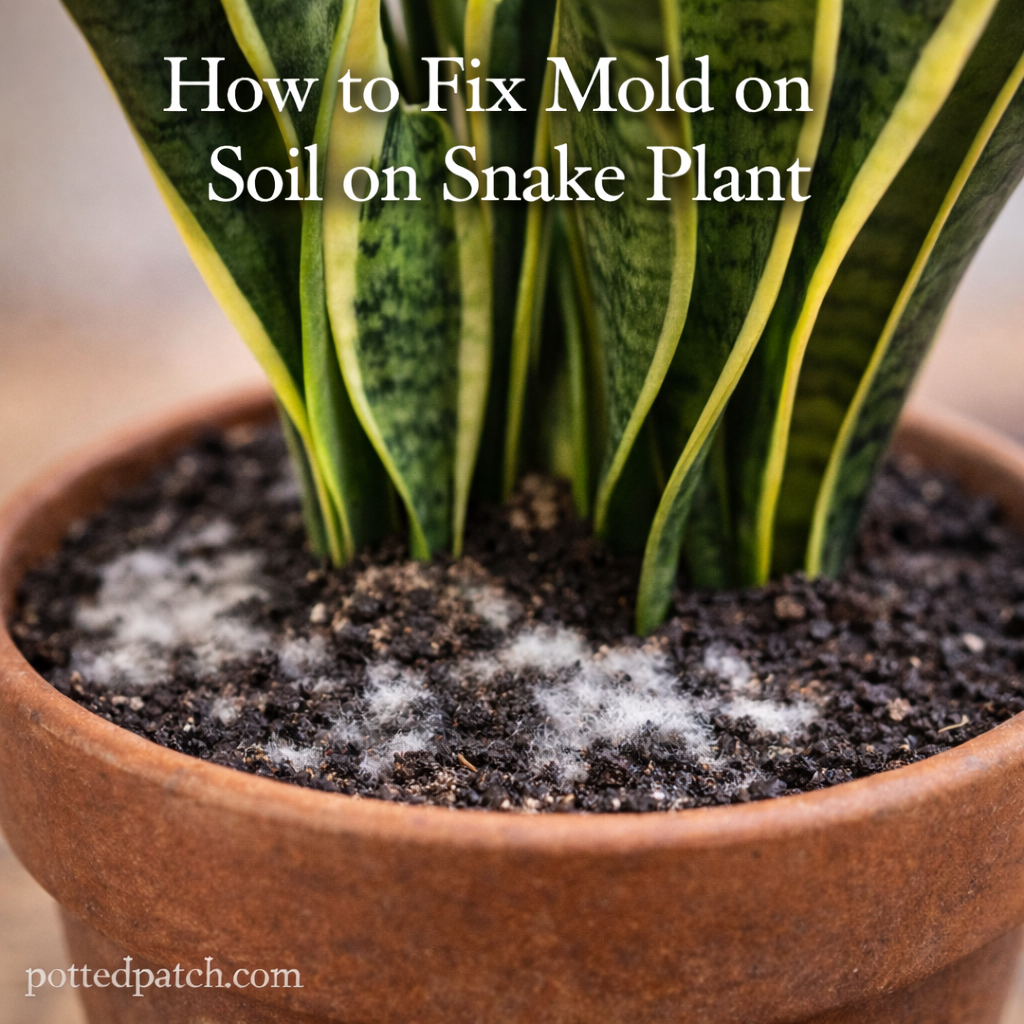 How to Fix Mold on Soil on Snake Plant