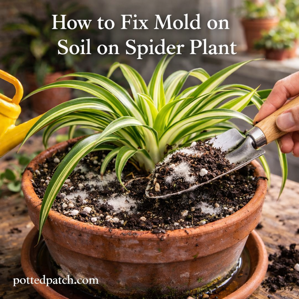 How to Fix Mold on Soil on Spider Plant