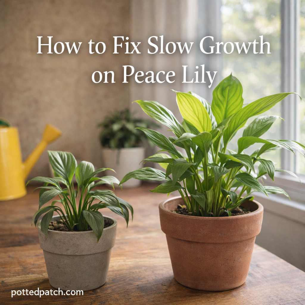 How to Fix Slow Growth on Peace Lily