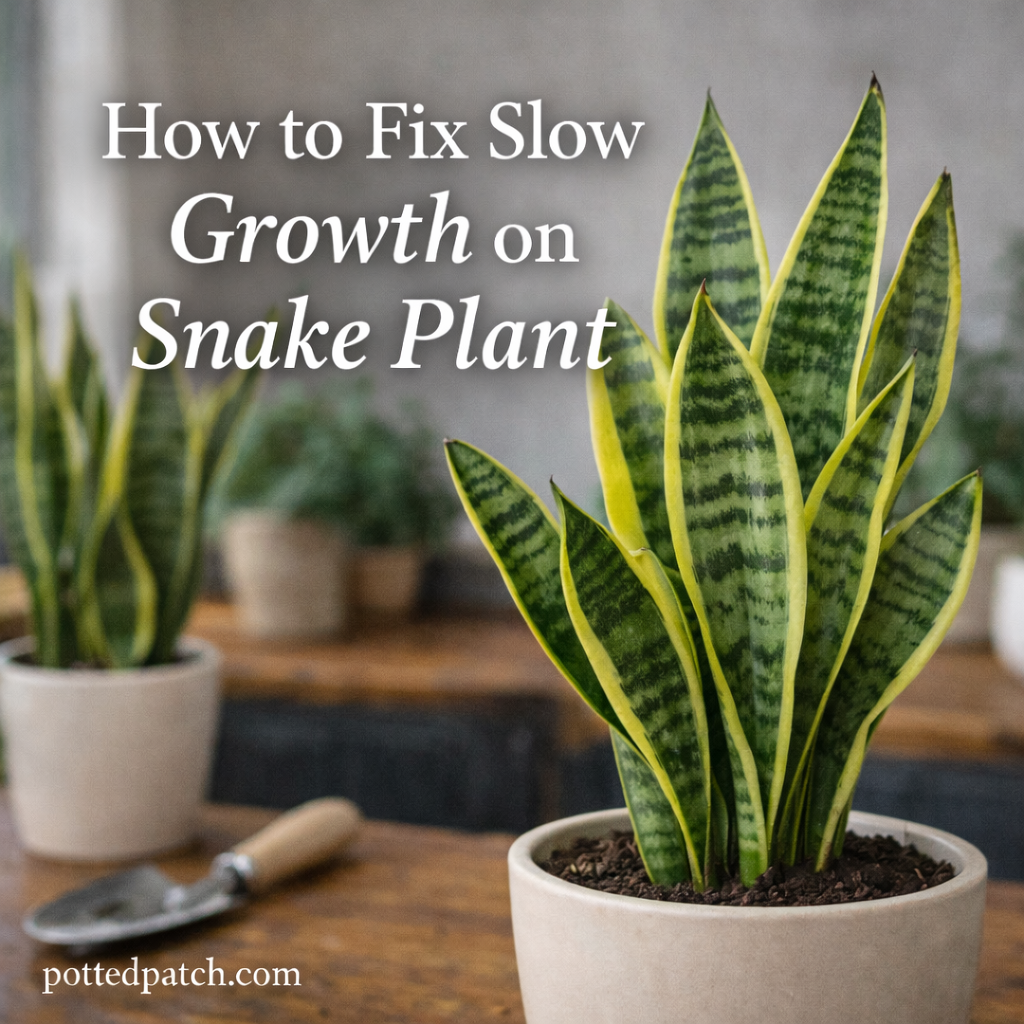How to Fix Slow Growth on Snake Plant